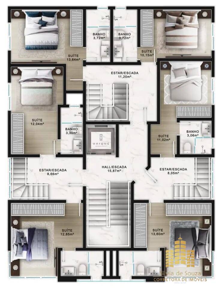 Apartamento, 2 quartos, 70 m² - Foto 9