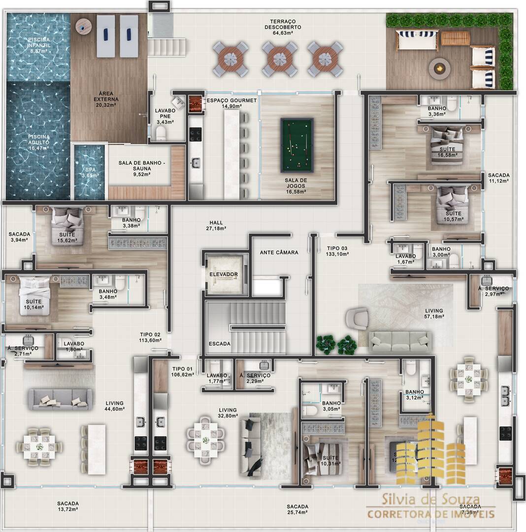 Apartamento, 2 quartos, 89 m² - Foto 13