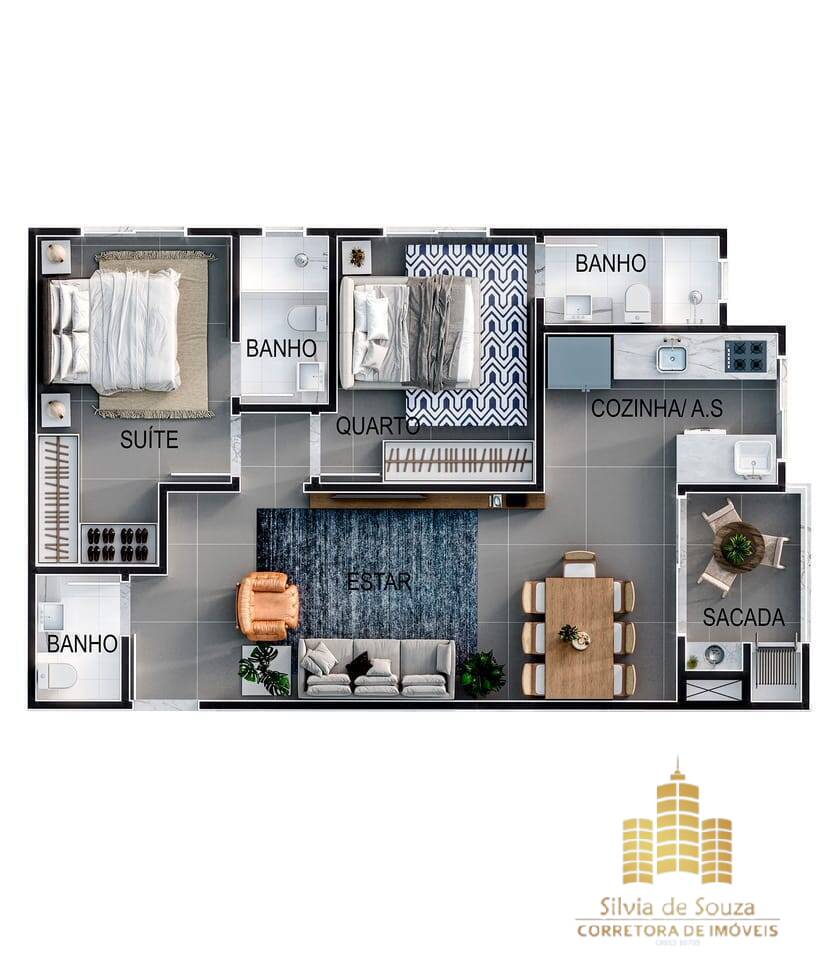 Apartamento, 2 quartos, 75 m² - Foto 18