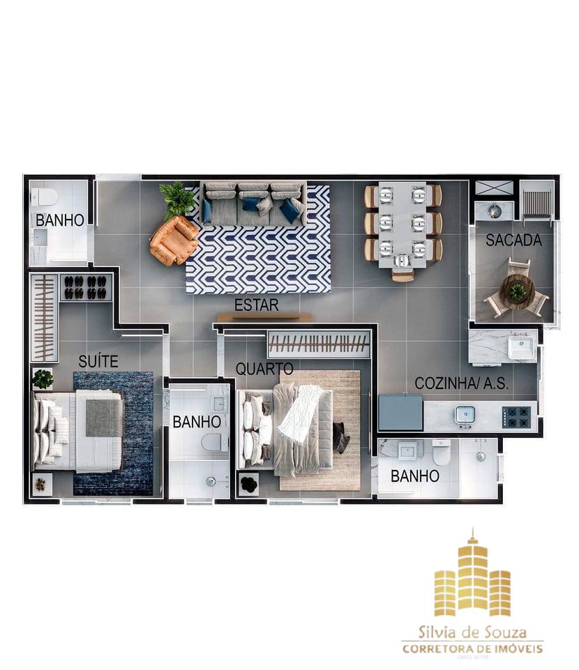 Apartamento, 2 quartos, 75 m² - Foto 24